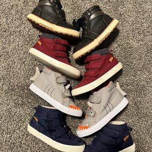 Boys high top sneaker bundle